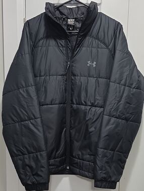 Under Armour Men’s Black Quilted Puffer Jacket